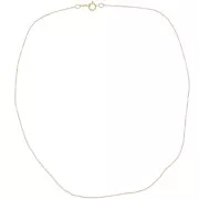 Gold filled Choker Cable chain links 1.1mm x 41.5cm