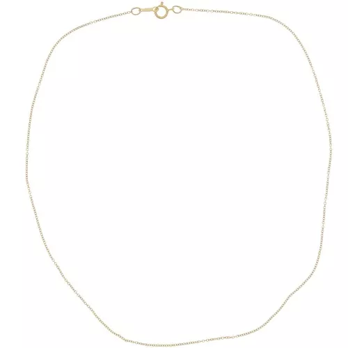 Gold filled Choker Cable chain links 1.1mm x 41.5cm