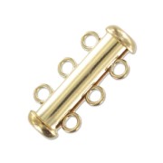 3 strands sliding clasp 21mm Gold filled