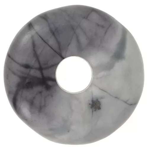 20mm gemstone Donut - Picasso Jasper x1