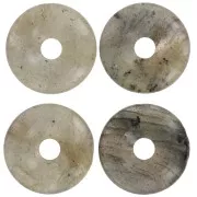20mm gemstone Donut - Labradorite x1