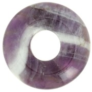 20mm gemstone Donut - Amethyst x1|raw }}