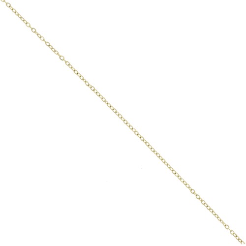 Forçat chain 1.7 mm - Stainless steel 304L Gold x10m