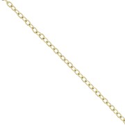 1.7 mm 304L Stainless steel cable mesh chain - Gold Tone x10m