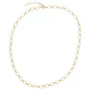6.3mm Stainless steel 304L Necklace - Gold x47cm