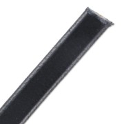 Mini regaliz leather 7x4mm Black x30cm