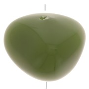 12x15mm Opaque resin nugget beads - Khaki x6|raw }}