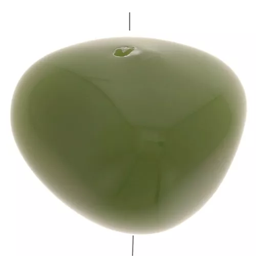 12x15 mm opaque resin nugget beads - Khaki x6