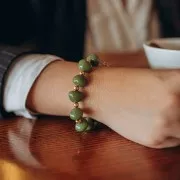 12x15mm Opaque resin nugget beads - Khaki x6