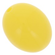 14x11mm Opaque resin olive beads - Sunshine yellow x6|raw }}