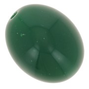 14x11mm Opaque resin olive beads - Emerald green x6|raw }}