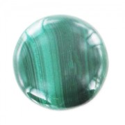 Round cabochon 16mm Malachite|raw }}