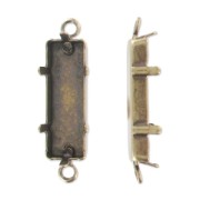 Setting separator 4547 21x7 mm bronze 2 loops|raw }}