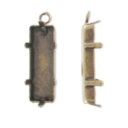 Setting pendentif 4547 21x7 mm bronze|raw }}