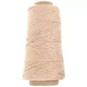 Organic Cotton Detox XL combed macramé cotton cord spool - Blush x200m