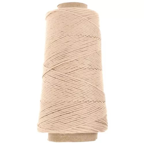 Organic Cotton Detox XL combed macramé cotton cord spool - Blush x200m