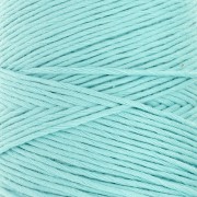 Organic Cotton Detox XL combed macramé cotton cord spool - Turquoise x200m