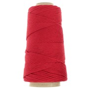 Organic Cotton Detox XL combed macramé cotton cord spool - Red x200m|raw }}