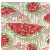 Pack of 50 6x6 cm jewelry cards for earrings - Watermelon x1