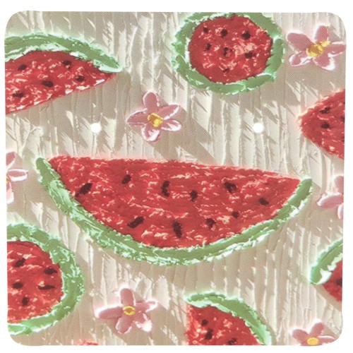 Pack of 50 6x6 cm jewelry cards for earrings - Watermelon x1