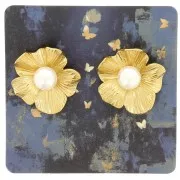 Pack of 50 6x6cm earring cards - Moth x1