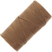0.4mm C-LON Fine Weight Bead Cord - Chestnut x45m