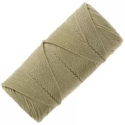 0.4mm C-LON Fine Weight Bead Cord - Khaki x45m