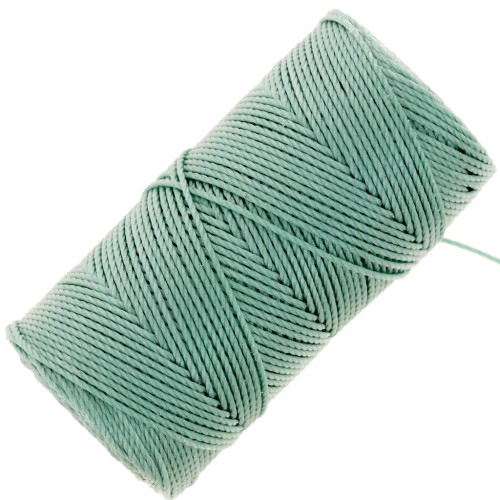 0.4mm C-LON Fine Weight Bead Cord - Sage x45m