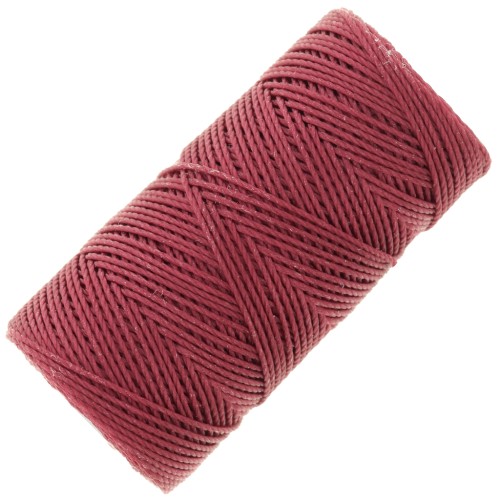 0.4mm C-LON Fine Weight Bead Cord - Red x45m