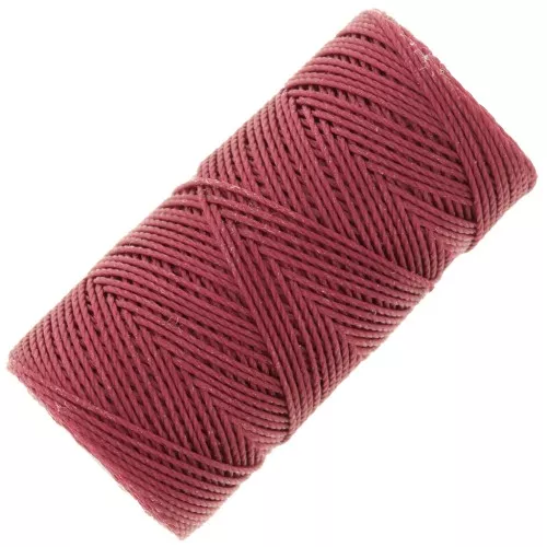 0.4mm C-LON Fine Weight Bead Cord - Red x45m