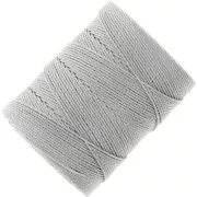 0.4mm C-LON Fine Weight Bead Cord - Silver x124m