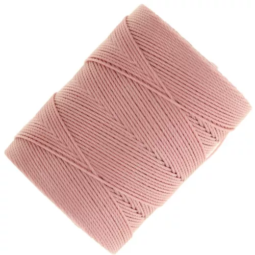 0.4mm C-LON Fine Weight Bead Cord - Rose x124m