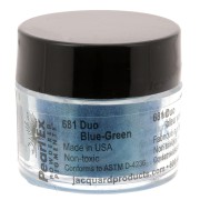 Pearl Ex mica powder for polymer clay - Duo Blue - Green n°681 x3g
