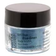 Pearl Ex mica powder for polymer clay - Duo Blue - Green n°681 x3g