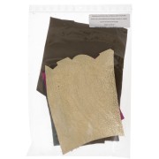 Luxury thick leather scraps in various sizes/textures x300g