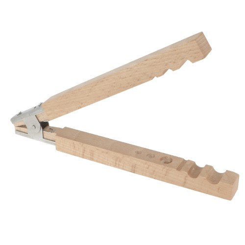 18.5cm wooden bead tongs x1