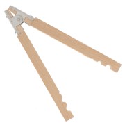 18.5cm wooden bead tongs x1