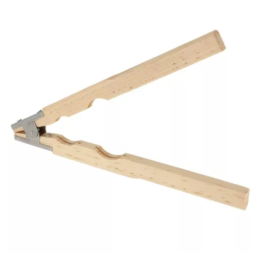 21cm wooden bead tongs x1