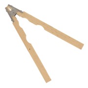 21cm wooden bead tongs x1