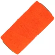 0.35mm Linhasita waxed thread for micro macramé - Neon Orange (393) x448m