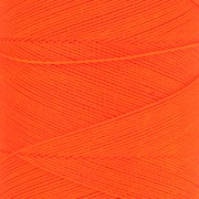 0.35mm Linhasita waxed thread for micro macramé - Neon Orange (393) x448m
