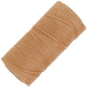 0.75mm Linhasita waxed thread spool for micro macramé - Honey (314) x228m|raw }}
