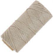 1.5mm Linhasita waxed thread spool for micro macramé - Beige (05) x116m