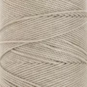 1.5mm Linhasita waxed thread spool for micro macramé - Beige (05) x116m