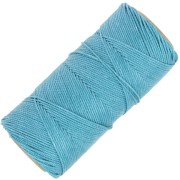 1.5mm Linhasita waxed thread spool for micro macramé - Turquoise (229) x116m