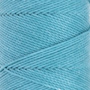 1.5mm Linhasita waxed thread spool for micro macramé - Turquoise (229) x116m