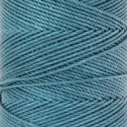 1.5mm Linhasita waxed thread spool for micro macramé - Teal (228) x116m