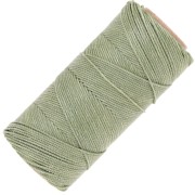 1.5mm Linhasita waxed thread spool for micro macramé - Military Green (90) x116m