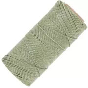 1.5mm Linhasita waxed thread spool for micro macramé - Military Green (90) x116m