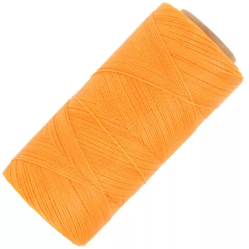 0.5mm Linhasita waxed thread for micro macramé - Saffron (274) x335m
